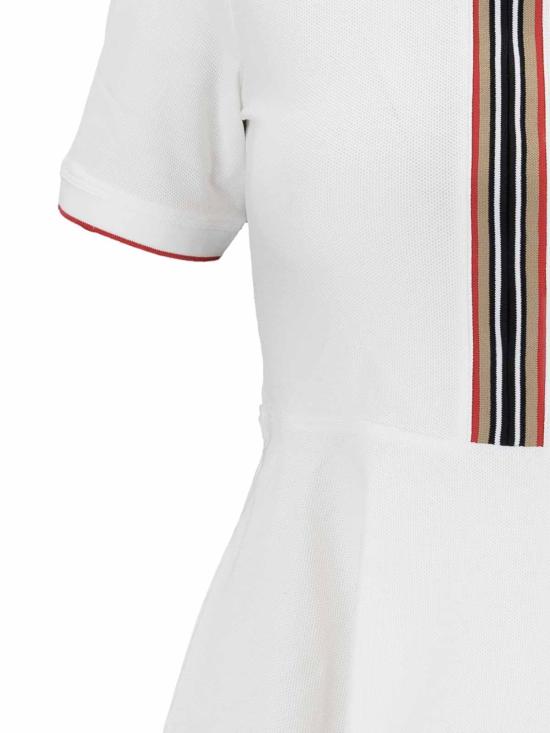 26SS 버버리 미디 스커트 8084418 White - BURBERRY