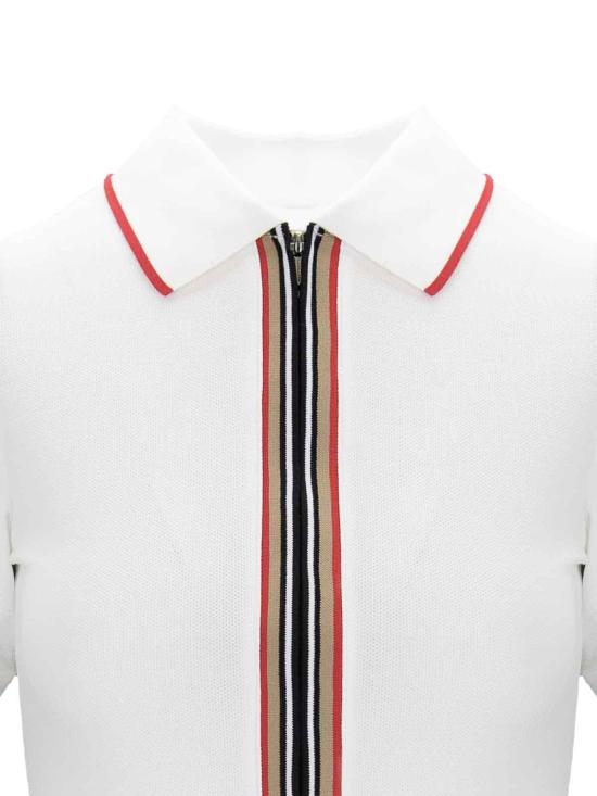 26SS 버버리 미디 스커트 8084418 White - BURBERRY