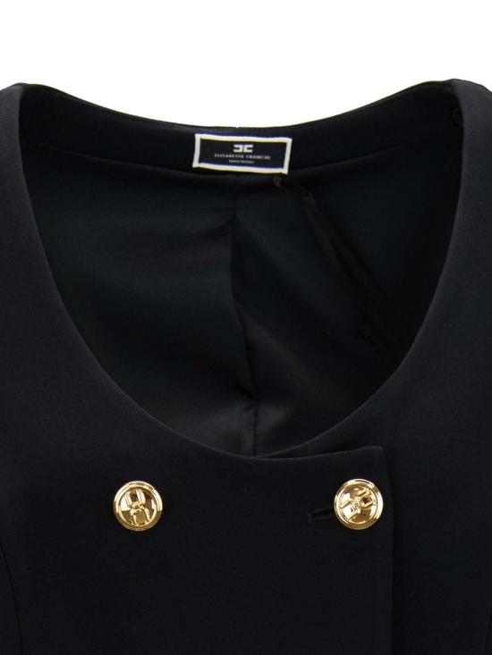 26SS 엘리자베타프랜치 미디 스커트 AB02011E2110 Black - ELISABETTA FRANCHI