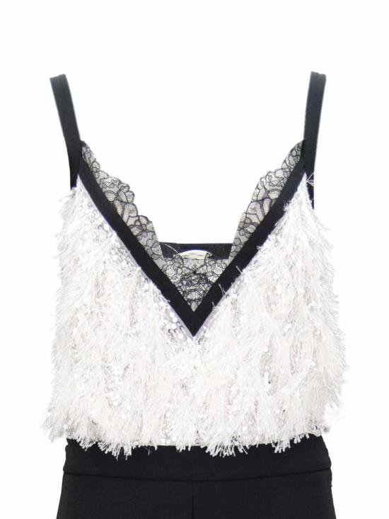  엘리자베타프랜치 점프수트 TU02642E2309 Cream - ELISABETTA FRANCHI