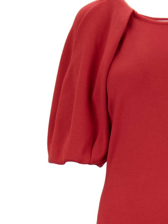 26SS 엘리자베타프랜치 미디 스커트 AM22M47E2CG5 Red - ELISABETTA FRANCHI