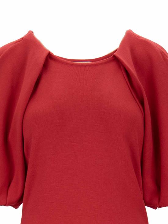 26SS 엘리자베타프랜치 미디 스커트 AM22M47E2CG5 Red - ELISABETTA FRANCHI