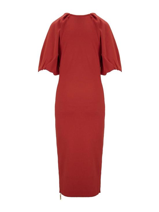 26SS 엘리자베타프랜치 미디 스커트 AM22M47E2CG5 Red - ELISABETTA FRANCHI