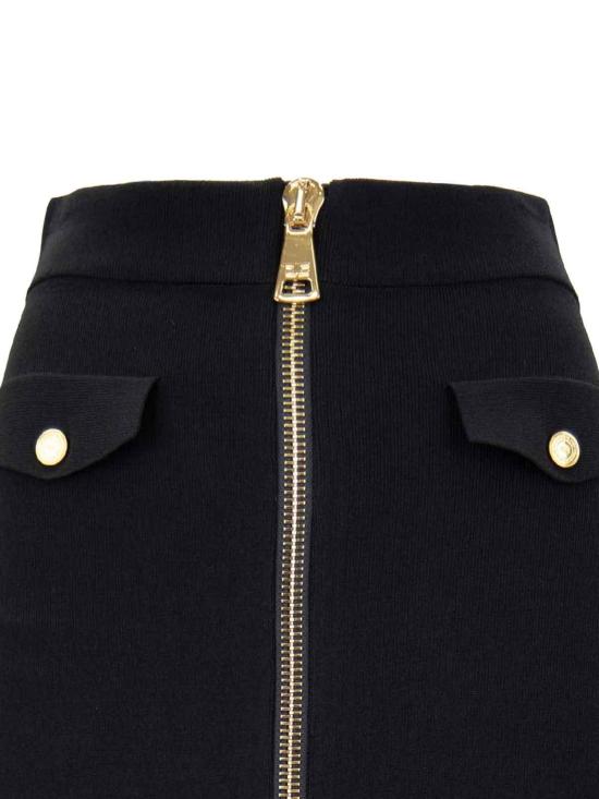 26SS 엘리자베타프랜치 미디 스커트 GK01B46E2110 Black - ELISABETTA FRANCHI