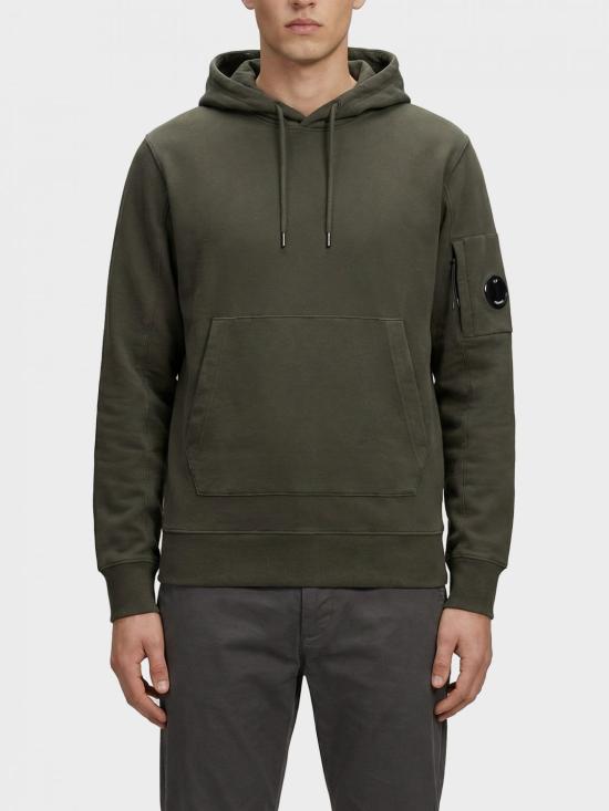 26SS 씨피 컴퍼니 다이애그널 레이즈드 플리스 후드 렌즈 스웨트셔츠 20CMSS714A005086W 921 Grey