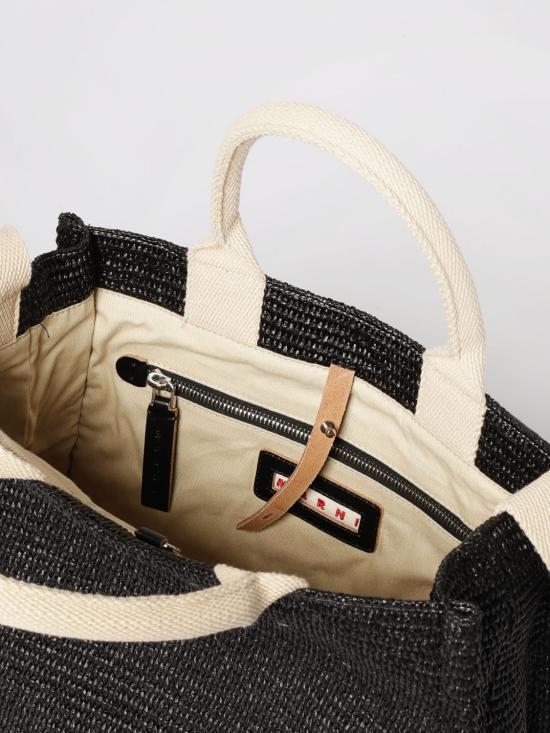 26SS 마르니 토트백 SHMP0077U0P3860 Z1Q44 Black - MARNI