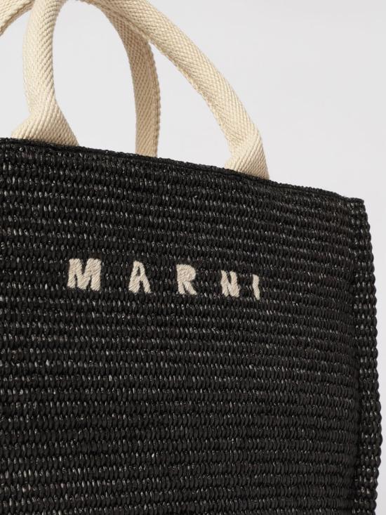 26SS 마르니 토트백 SHMP0077U0P3860 Z1Q44 Black - MARNI