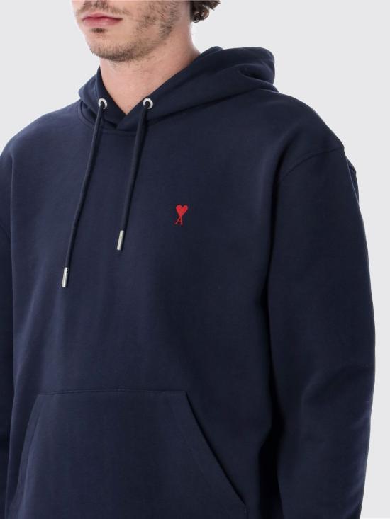 26SS 아미 긴팔 티셔츠 BFUSW235730 430 Blue - AMI