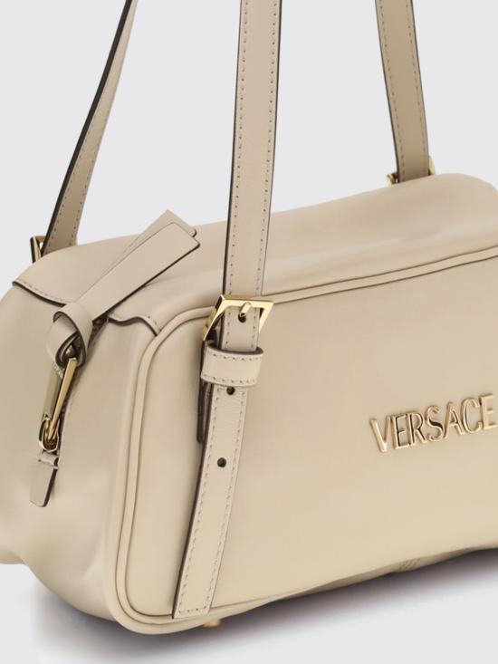 26SS 베르사체 VERSACE TAG 나파 볼링백 10157921A13171 1YD7V Cream - VERSACE