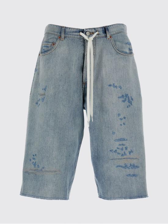 26SS MM6 메종마르지엘라 숏팬츠 SH0MU0014M30055 962 Gnawed Blue - MM6 MAISON MARGIELA