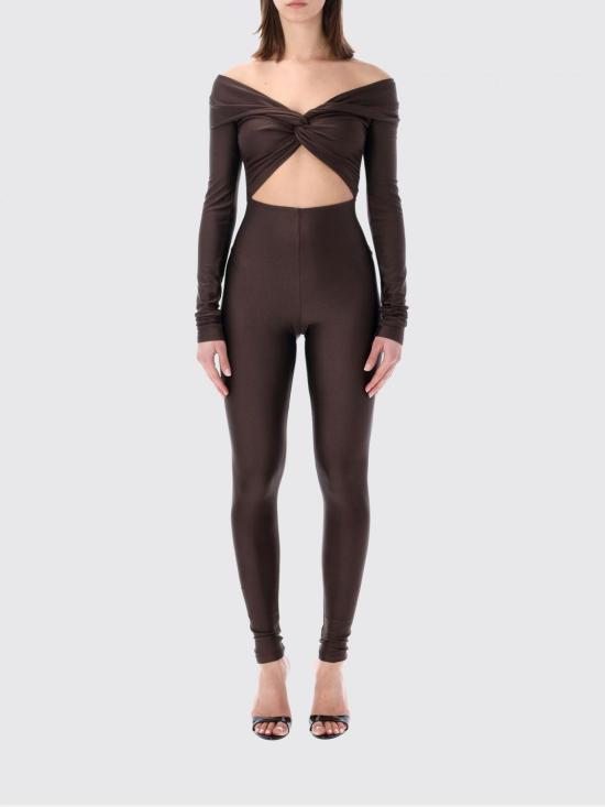 26SS 안다마네 점프수트 T190145ATJP062 600 Brown