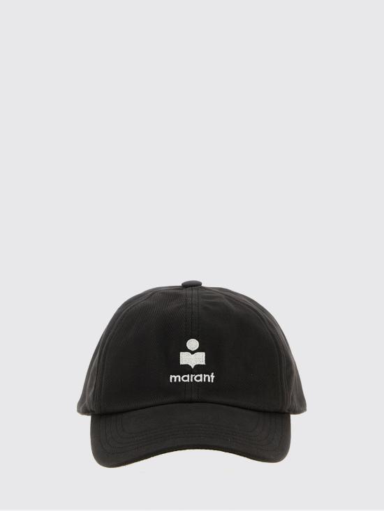 26SS 이자벨마랑 토마스 로고 볼캡 CQ053XFAD1C05A 02FK Black - ISABEL MARANT