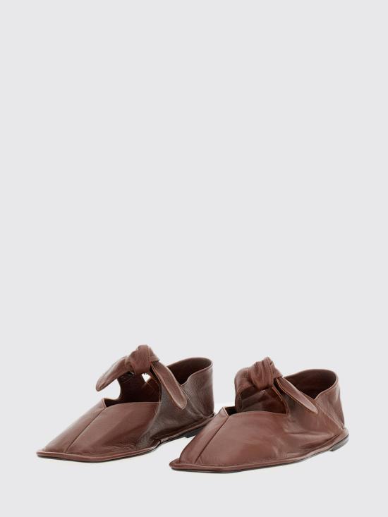 26SS 헤레우 플랫 슈즈 LLSSWFA24 CHESTNUT Walnut - HEREU