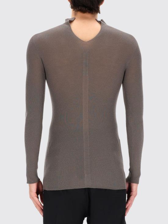 26SS 릭 오웬스 스웨터 RU01F2641RIBM 34 Grey - RICK OWENS