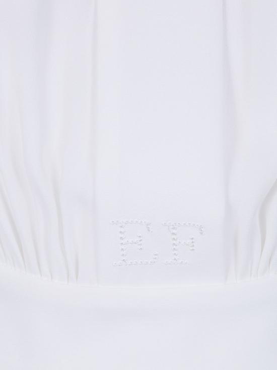 26SS 엘리자베타프랜치 롱 원피스 AB92361E2 360 White - ELISABETTA FRANCHI