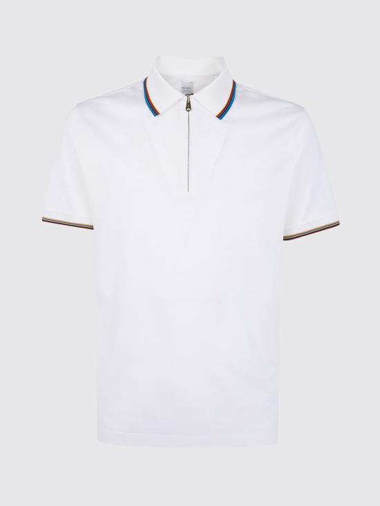 26SS 폴 스미스 폴로 티셔츠 M1R487YL00089 01 White - PAUL SMITH