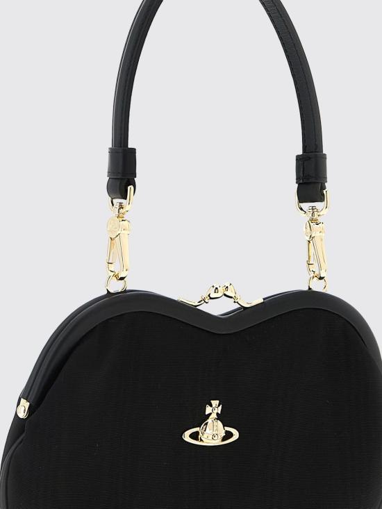 26SS 비비안웨스트우드 벨 하트 프레임 퍼스 4B01000CWW01F4 N401 Black - VIVIENNE WESTWOOD