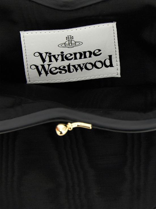 26SS 비비안웨스트우드 벨 하트 프레임 퍼스 4B01000CWW01F4 N401 Black - VIVIENNE WESTWOOD