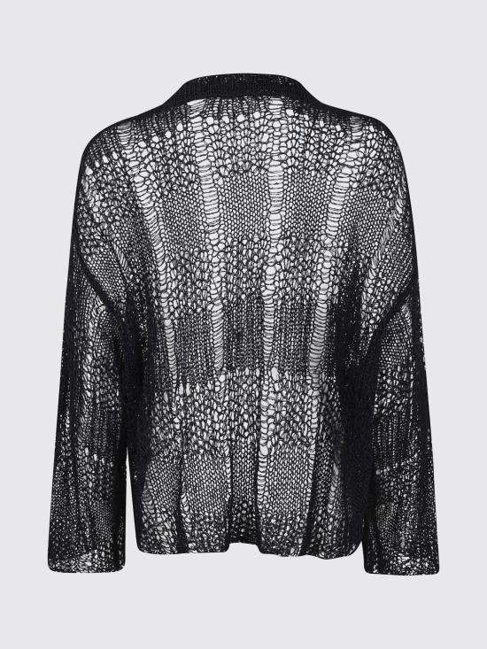 26SS 와이즈 요지 야마모토 스웨터 YQK04681 2 Black - Y’S YOHJI YAMAMOTO