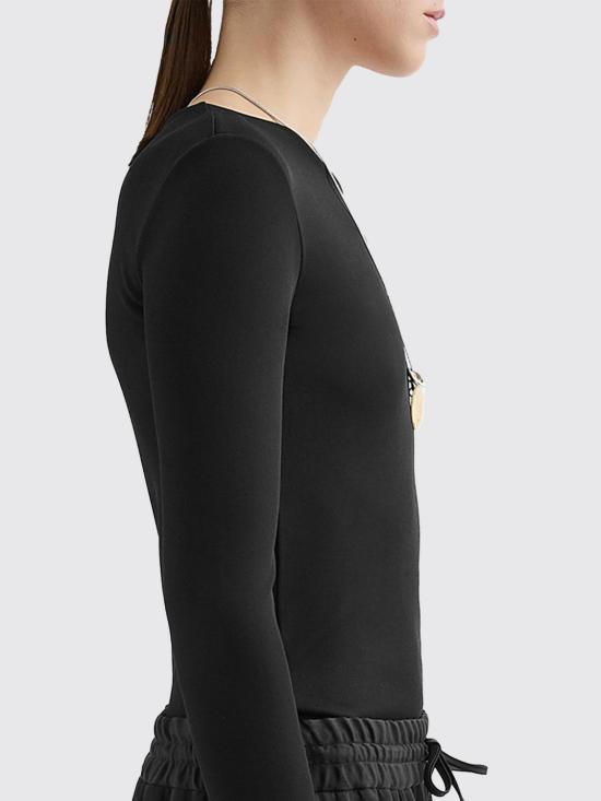 26SS 질샌더 스웨터 J04NC0003J65016 001 Black - JIL SANDER