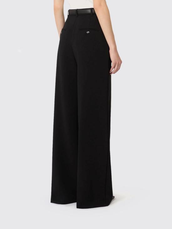 26SS 막스마라 스튜디오 팔라초 팬츠 2616131025600 001 Black - MAX MARA STUDIO