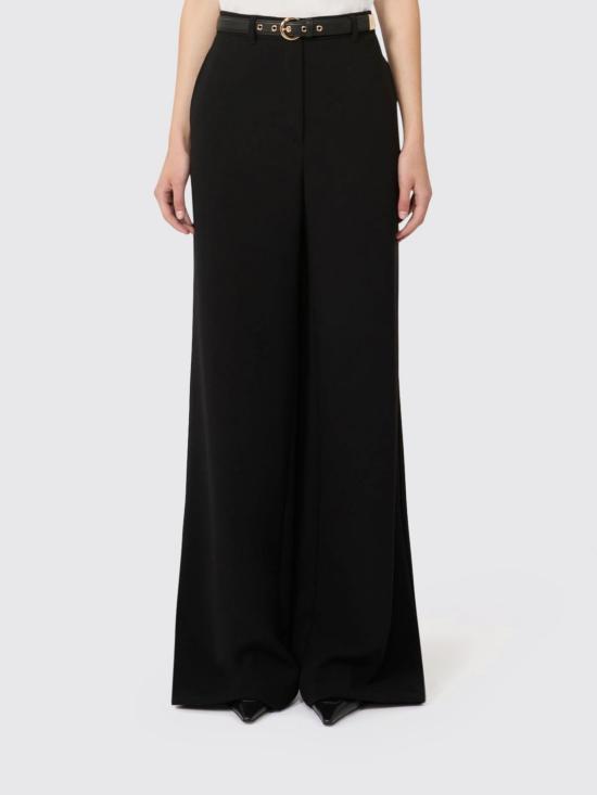 26SS 막스마라 스튜디오 팔라초 팬츠 2616131025600 001 Black