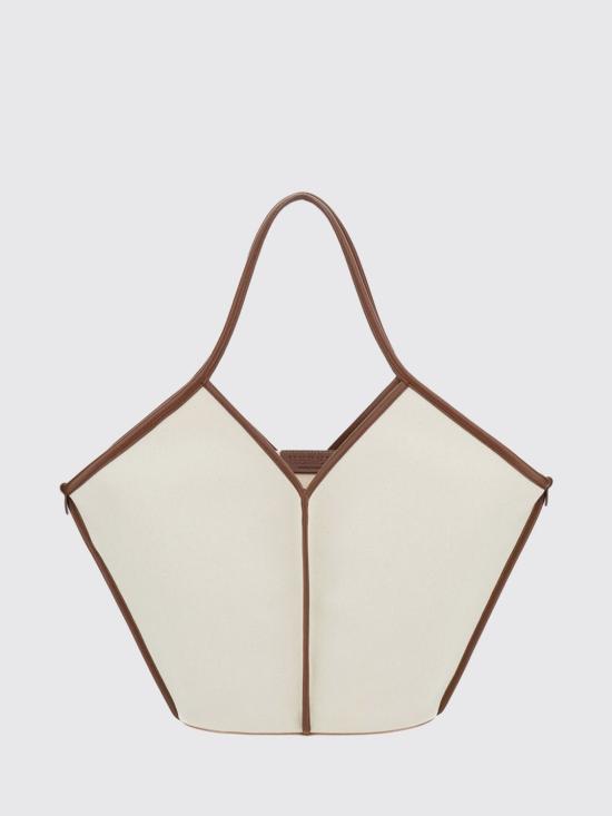 26SS 헤레우 토트백 WBCALE BEIGECHESTNUT White