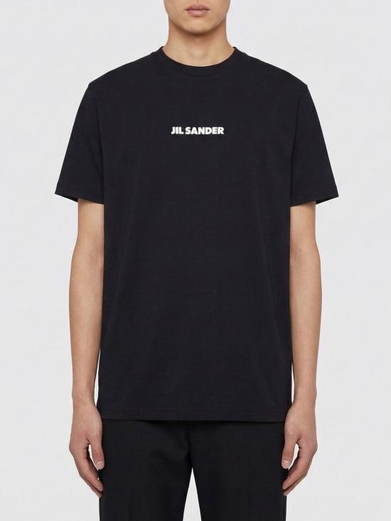 26SS 질샌더 반팔 티셔츠 J02GC0142J20103 001 Black