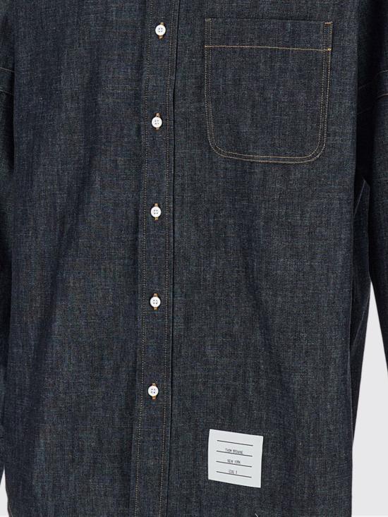 26SS 톰브라운 긴팔 셔츠 MWL435SF1105 415 Blue - THOM BROWNE