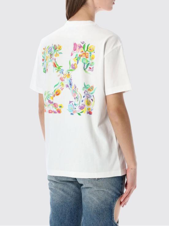 26SS 오프화이트 반팔 티셔츠 OWAA089S26JER002 0149 White - OFF WHITE