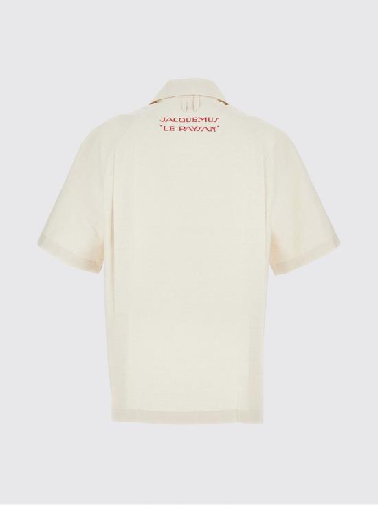 26SS 자크뮈스 반팔 셔츠 SHM00573AW00731 110 White - JACQUEMUS
