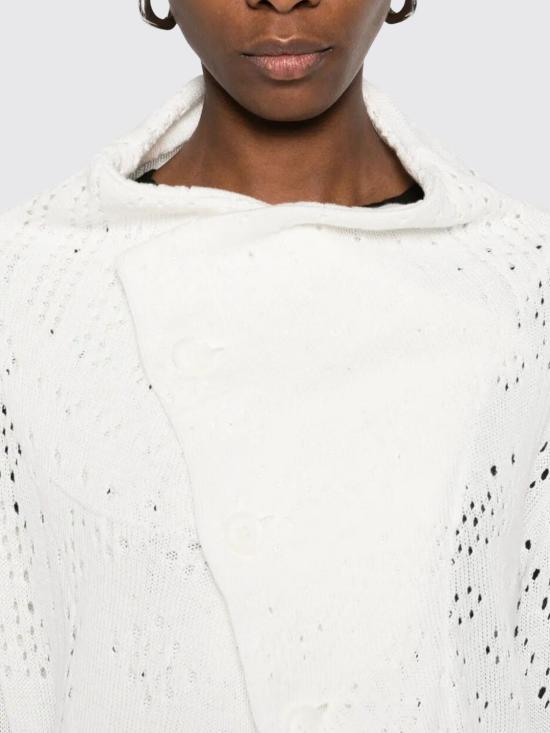 26SS 와이즈 요지 야마모토 스웨터 YQT12673 1 White - Y’S YOHJI YAMAMOTO