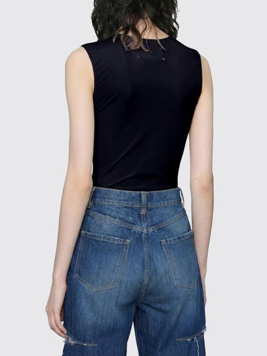 26SS 마르지엘라 V넥 가디건 S51NA0065S20518 900 Black - MAISON MARGIELA