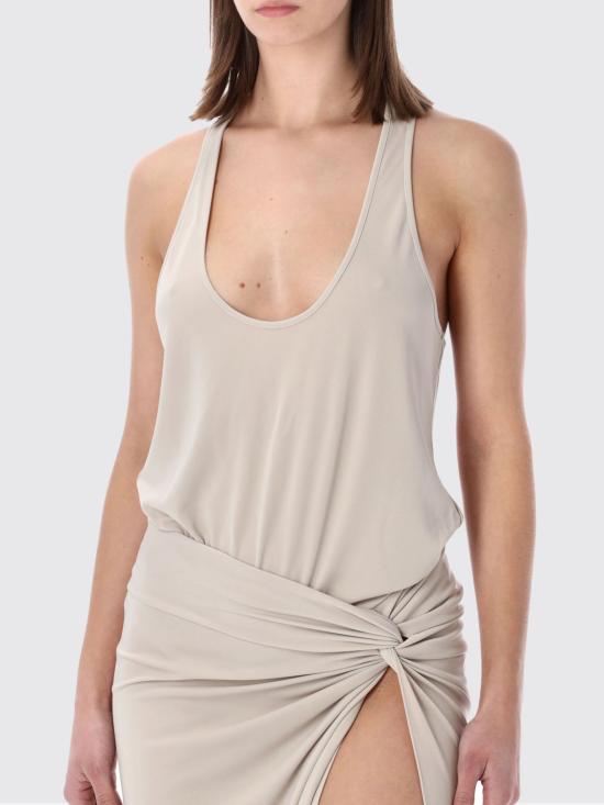 26SS 안다마네 롱 원피스 T190147ATJP073 185 Grey - ANDAMANE