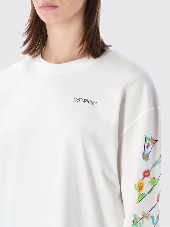 26SS 오프화이트 반팔 티셔츠 OWAB038S26JER001 0149 White - OFF WHITE