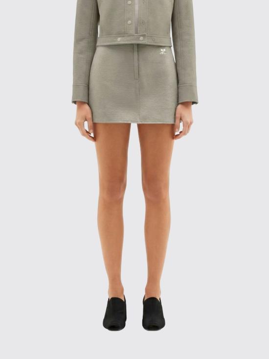 26SS 쿠레쥬 숏 스커트 223CJU001VY0014 1099 Grey
