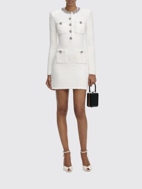 26SS 셀프 포트레이트 롱 원피스 RS26221SC CREAM Nude - SELF PORTRAIT