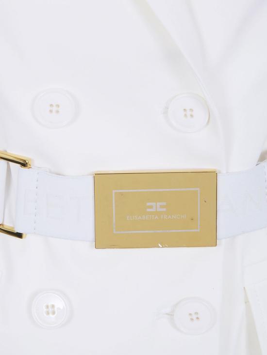 26SS 엘리자베타프랜치 롱 원피스 AB91961E2 360 White - ELISABETTA FRANCHI