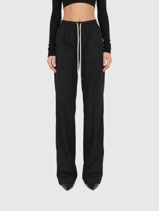 26SS 릭 오웬스 스트레이트 팬츠 RP01F6325P 09 Black