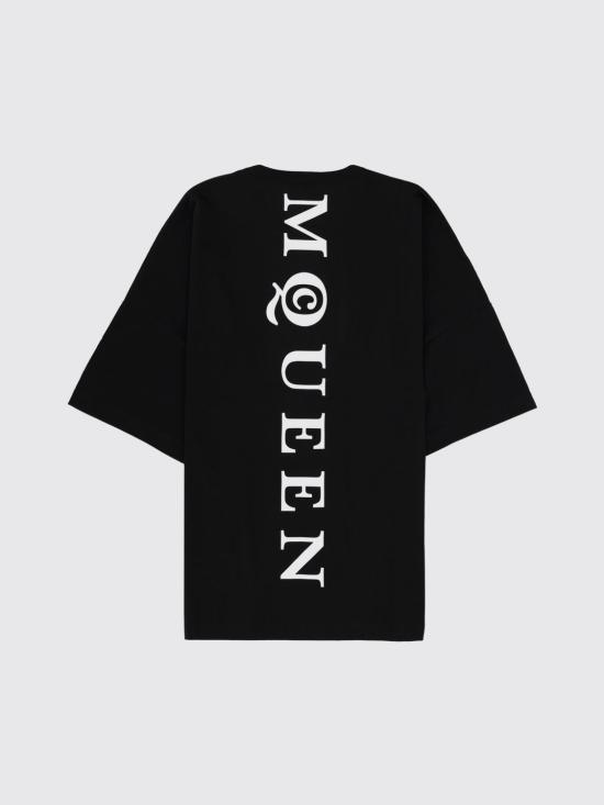 26SS 알렉산더 맥퀸 반팔 티셔츠 828434QTADE 0520 Black - ALEXANDER MCQUEEN