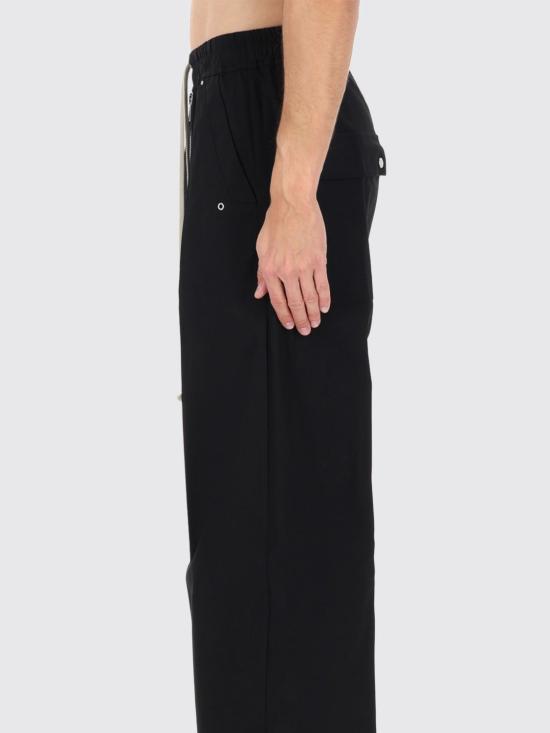 26SS 릭 오웬스 스트레이트 팬츠 RU01F2366TE 09 Black - RICK OWENS