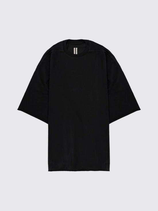 26SS 릭 오웬스 반팔 티셔츠 RU01F2283JA 09 Black - RICK OWENS