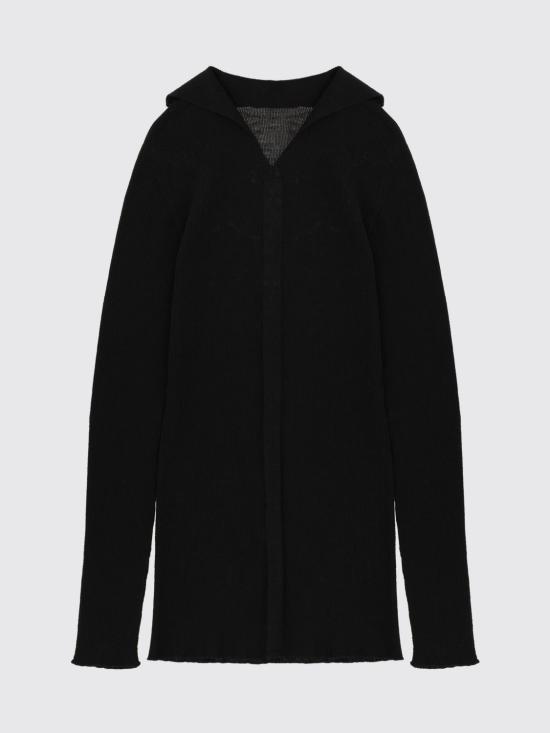 26SS 릭 오웬스 스웨터 RU01F2641RIBM 09 Black - RICK OWENS