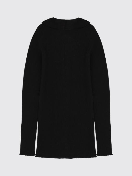 26SS 릭 오웬스 스웨터 RU01F2641RIBM 09 Black - RICK OWENS