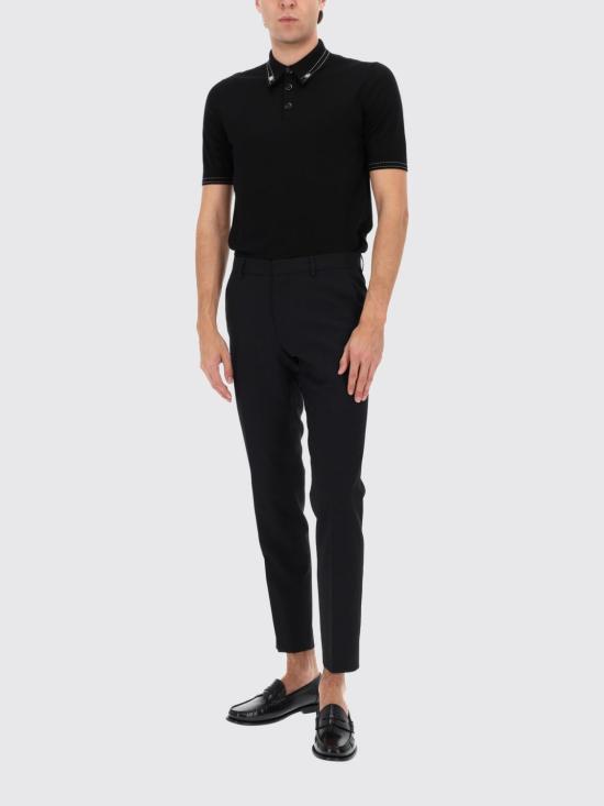 26SS 돌체앤가바나 폴로 티셔츠 GXZ02TJBSOI N0000 Black - DOLCE & GABBANA