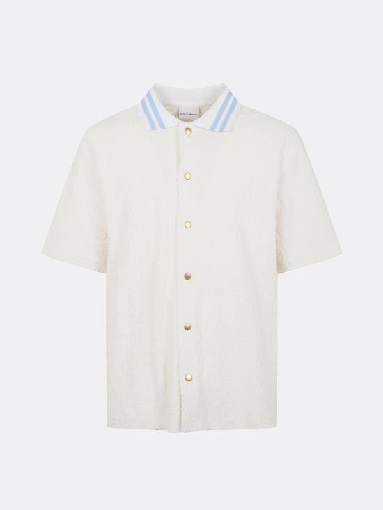 26SS 드롤드무슈 반팔 셔츠 JSH221CO201 OFF White - DROLE DE MONSIEUR