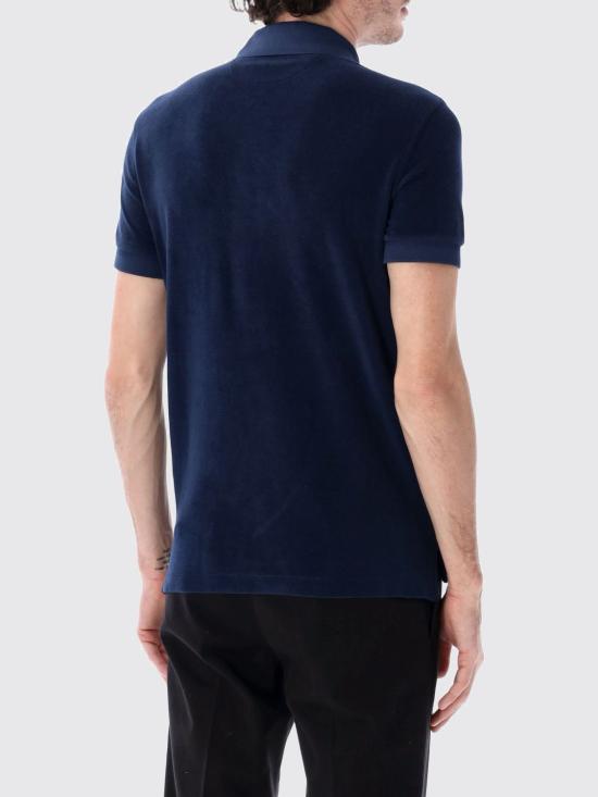 26SS 톰포드 폴로 티셔츠 JPS003JMC079 UHE Blue - TOMFORD