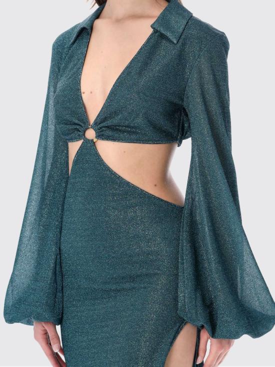 26SS 오세리 롱 원피스 LCS261 Peacock - OSÉREE