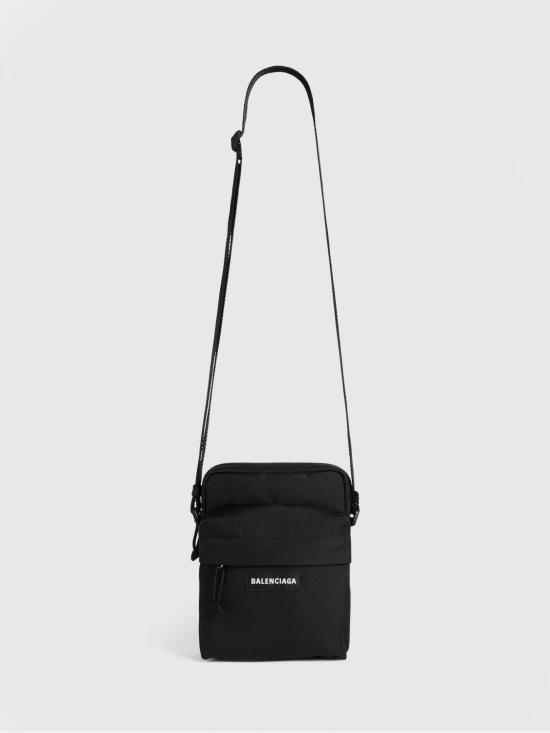 26SS 발렌시아가 익스플로러 크로스바디 파우치 8455932AB9Q 1000 Black