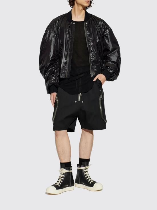 26SS 릭 오웬스 가죽 자켓 RU01F2792NPS 09 Black - RICK OWENS